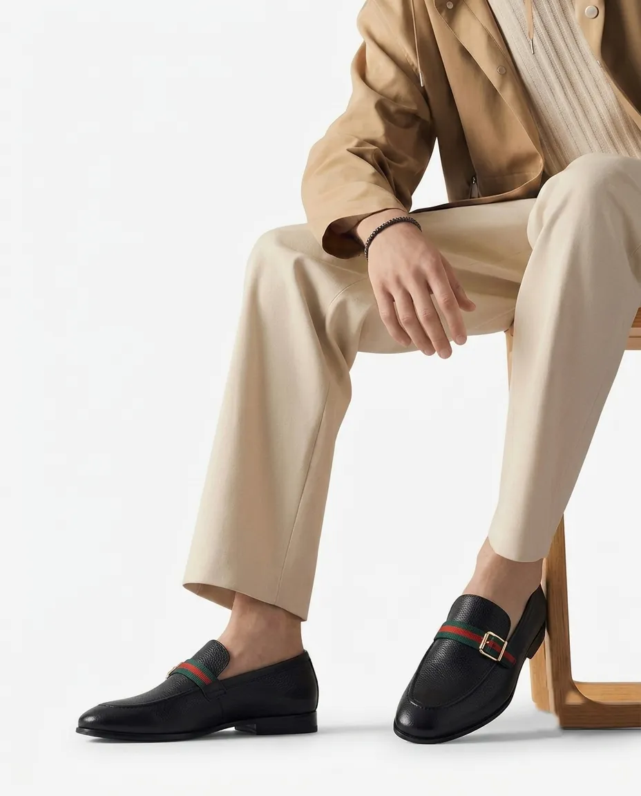 Casual leather shoes